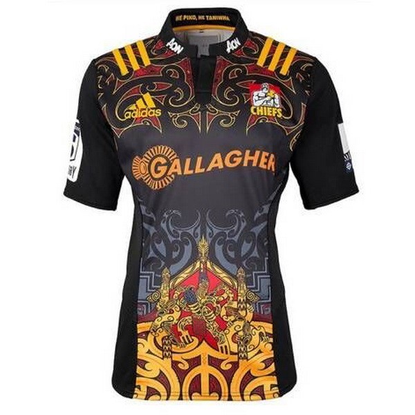 Maillot Rugby Chiefs Domicile 2017 2018 Noir